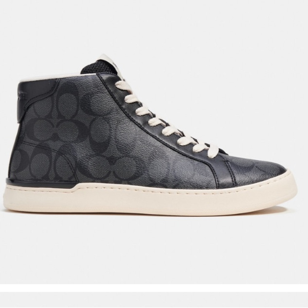 Coach Outlet Mens Clip Signature High Top Sneaker 9.5 no box NEW